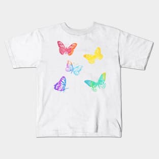 Bolorful Butterflies Kids T-Shirt